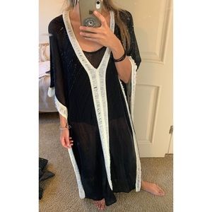 Zara long knit tunic dress